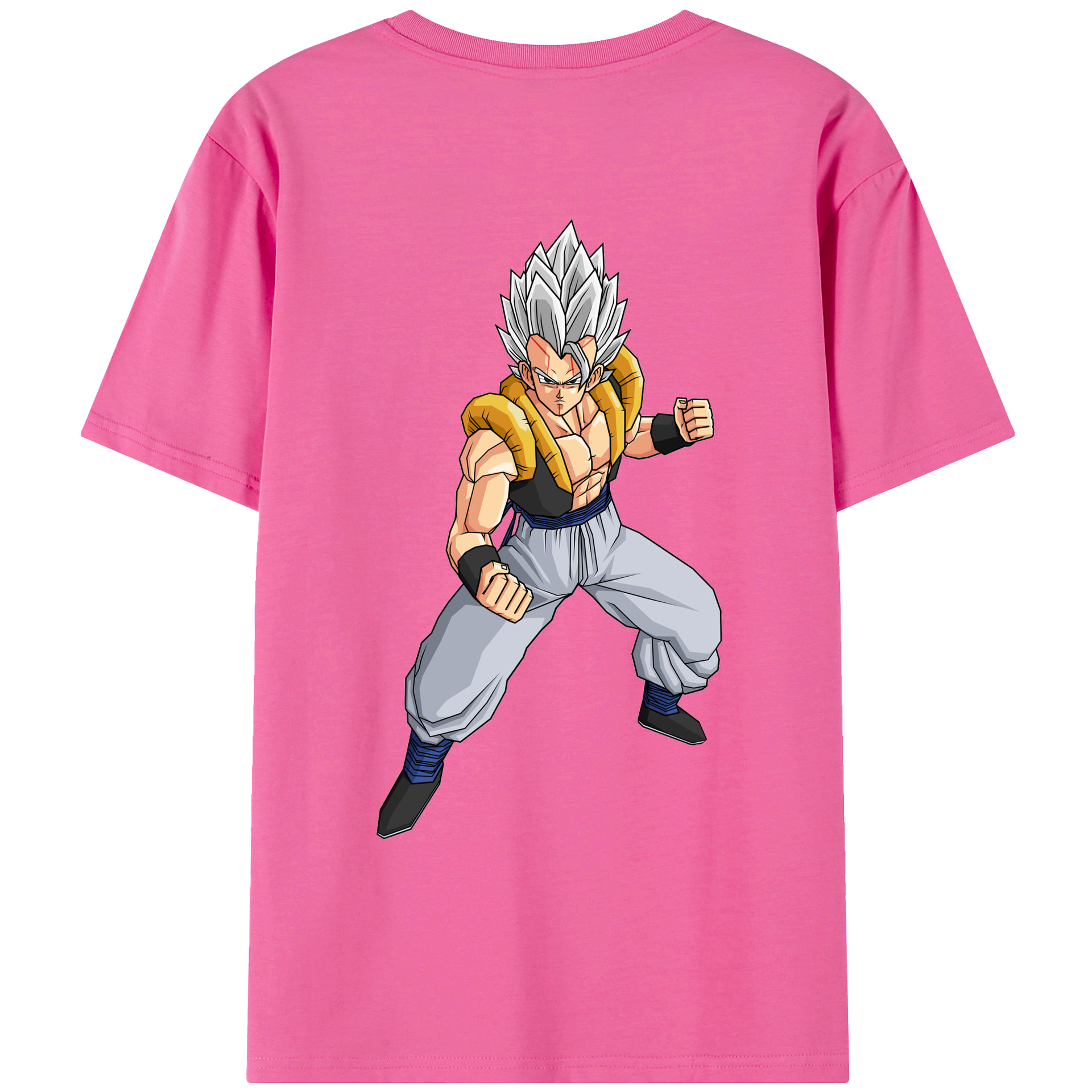 （画像用） ドラゴンボール ベジータ四世（Bejīta Yonsei）DRAGON BALL Vegeta IV レディース半袖Tシャツ(バックプリント)